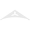 Ekena Millwork Pitch Naple Architectural Grade PVC Gable Pediment, 60"W x 20"H x 1"P (8/12) GPP060X020X100NAP - alternate 4
